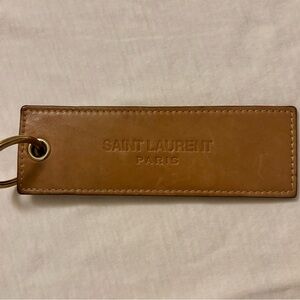 Saint Laurent Leather Keychain